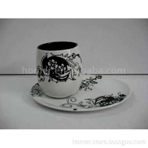 HMCCS10 200 cc Ceramic cup and saucer